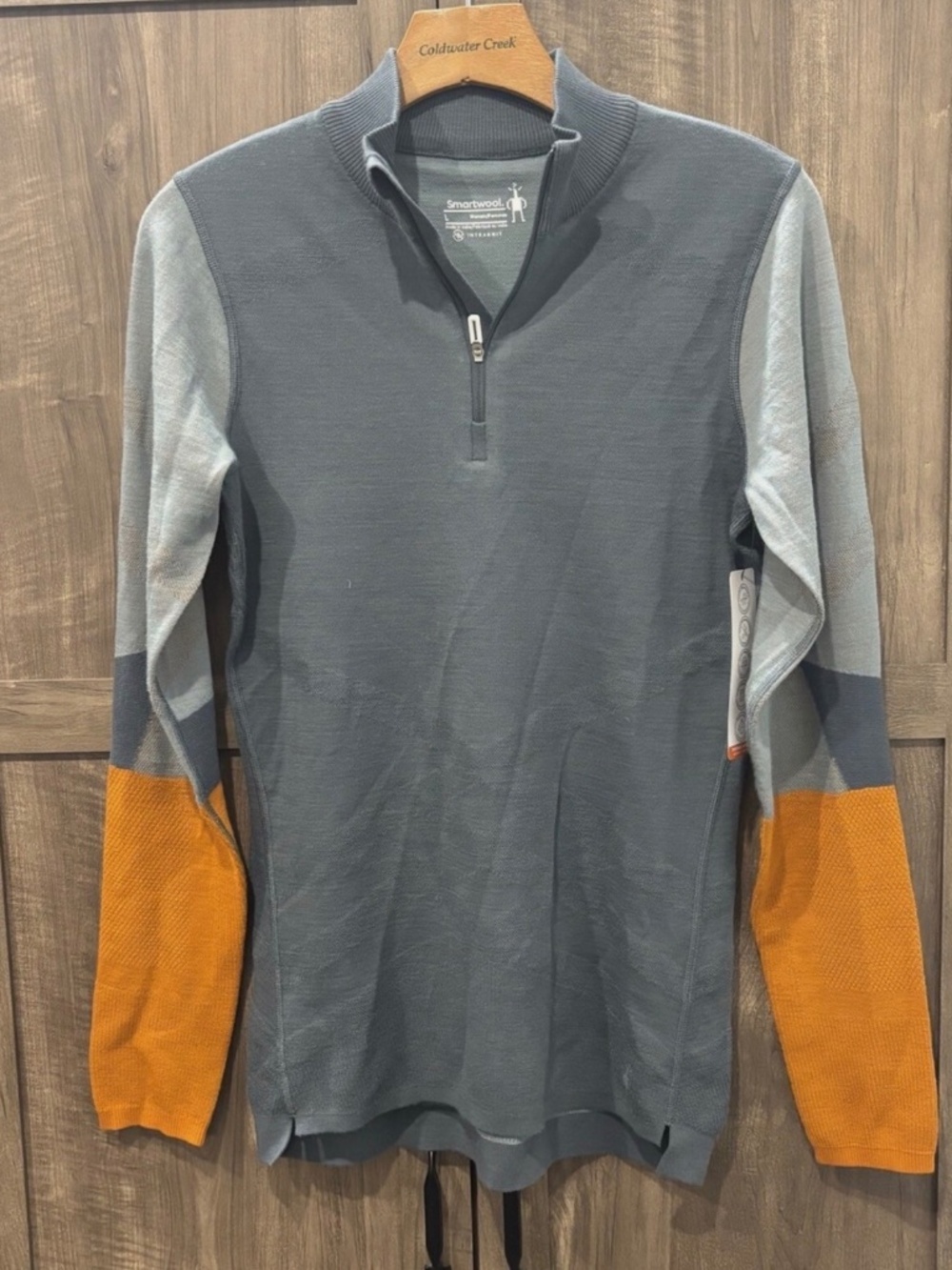 NWOT Smartwool Women’s Large Top 1/4 Zip Pullover Merino 200